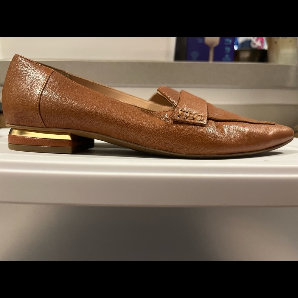 Cognac Franco Sarto pointed toe flats